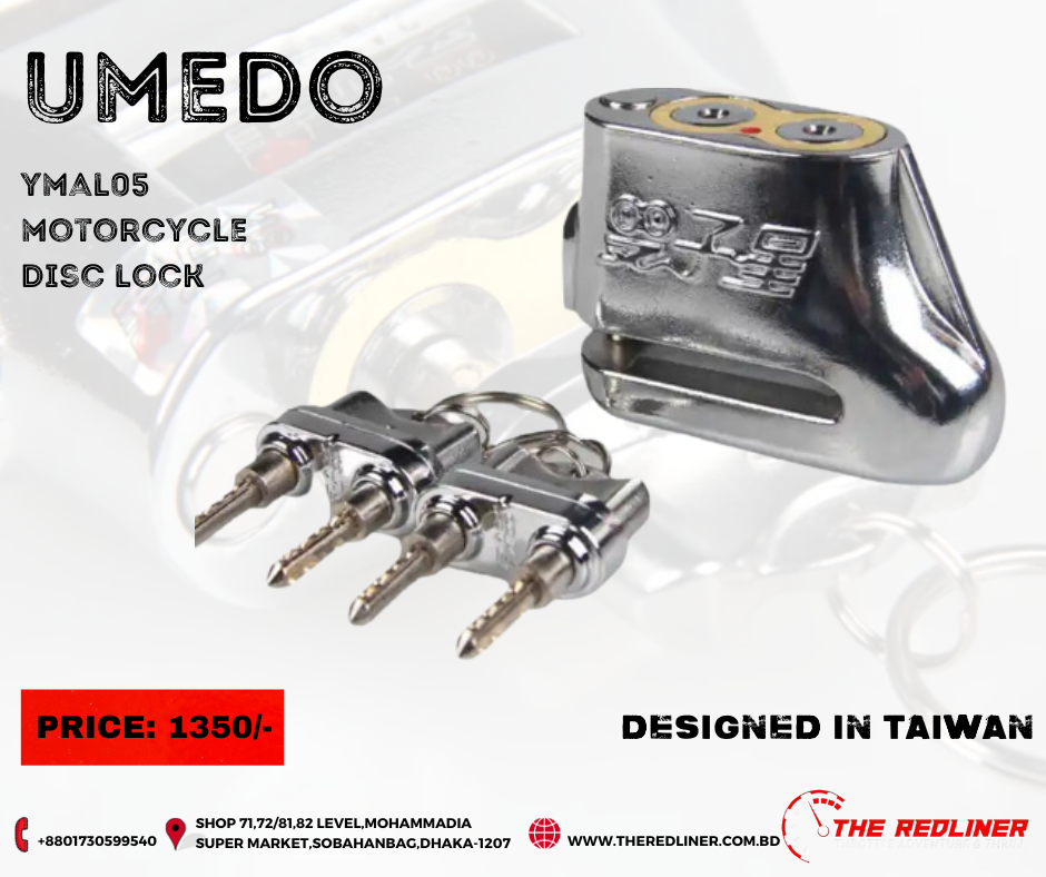 UMEDO YMAL05 DISC LOCK UMEDO YMAL05 MOTORCYCLE DISC LOCK - Image 1