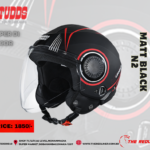 STUDDS SUPER D1 DECOR MATT BLACK N2