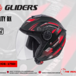GLIDERS HELMET CITY DX BLACK/RED