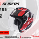 GLIDERS HELMET CITY DX-D1 BLACK/RED/WHITE