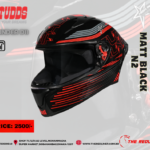 STUDDS THUNDER D11 GLOSS BLACK RED