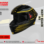 STUDDS THUNDER D11 MATT BLACK YELLOW