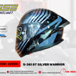 GSB HELMET S-3761 GT SILVER WARRIOR