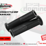 DOMINO RACING STYLE GRIPS SOLID BLACK