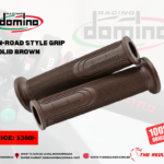 DOMINO RACING STYLE GRIPS SOLID BROWN