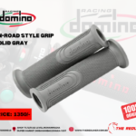 DOMINO RACING STYLE GRIPS SOLID GRAY