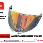 MT V-28B VISOR AURORA RED NIGHT-VISION