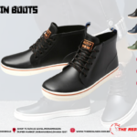 MOTORCYCLE RIDING RAIN BOOT BLACK
