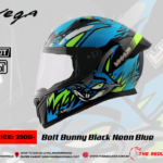 VEGA BOLT BUNNY BLACK NEON BLUE