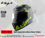 VEGA BOLT SUPER HERO BLACK NEON YELLOW - Image 2