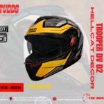 STUDDS TROOPER DV D2 HELLCAT DECOR  YELLOW N5