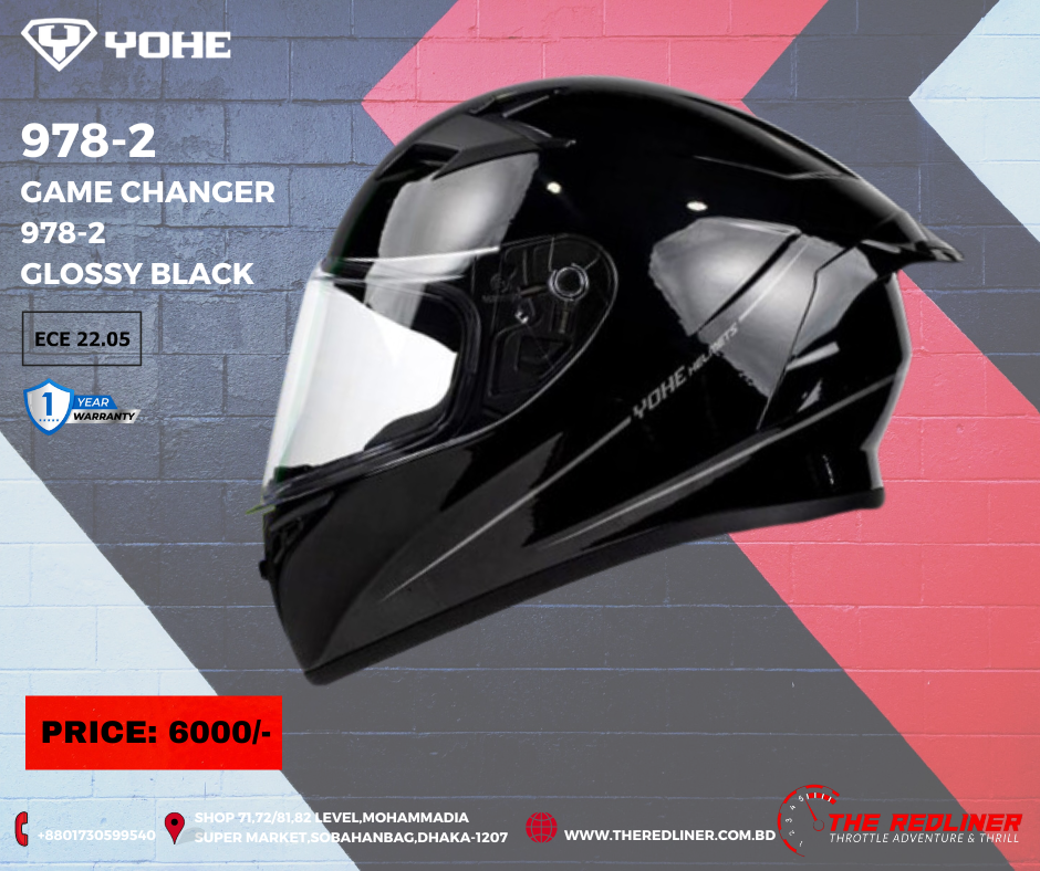 YOHE 978-2 GAME CHANGER 978-2 GLOSSY BLACK YOHE 978-2 GAME CHANGER 978-2 GLOSSY BLACK - Image 1