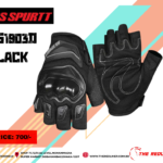 RS SPURTT GLOVES HALF FINGER RS1903D BLACK