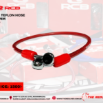 RCB TEFLON BRAKE HOSE CABLE 550MM RED