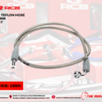RCB TEFLON BRAKE HOSE CABLE 850MM GRAY