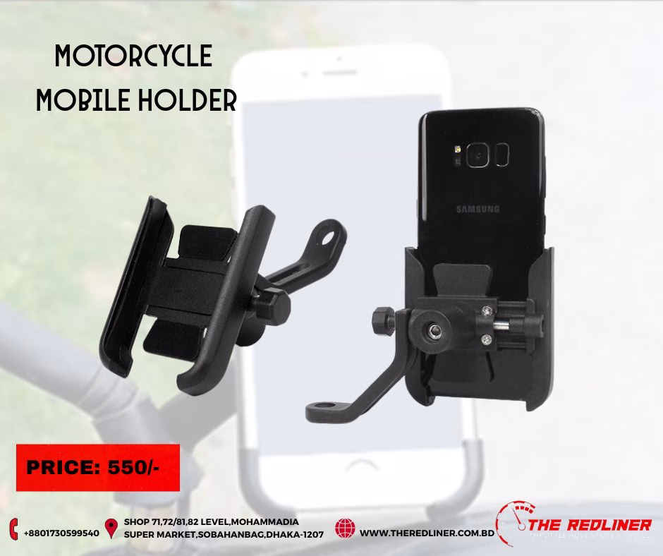 MOTORCYCLE MOBILE HOLDER MOTORCYCLE MOBILE HOLDER MIRROR MOUNT - Image 1