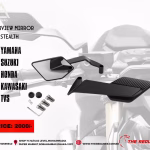 MOTORCYCLE REAR VIEW MIRROR MAX STEALTH
