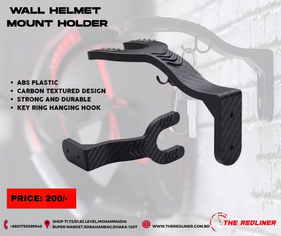 WALL HELMET MOUNT HOLDER WALL HELMET MOUNT HOLDER - Image 1