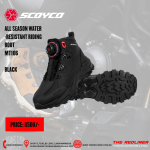 SCOYCO ALL SEASON WATER-RESISTANT RIDING BOOT MT106 BLACK