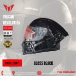 VULCAN REVOLUTION GLOSS BLACK HELMET